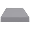 Maeve Floating Wall Shelf Set of 2 | Gray | Honeycomb MDF | 24"