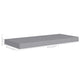 Maeve Floating Wall Shelf Set of 2 | Gray | Honeycomb MDF | 24"