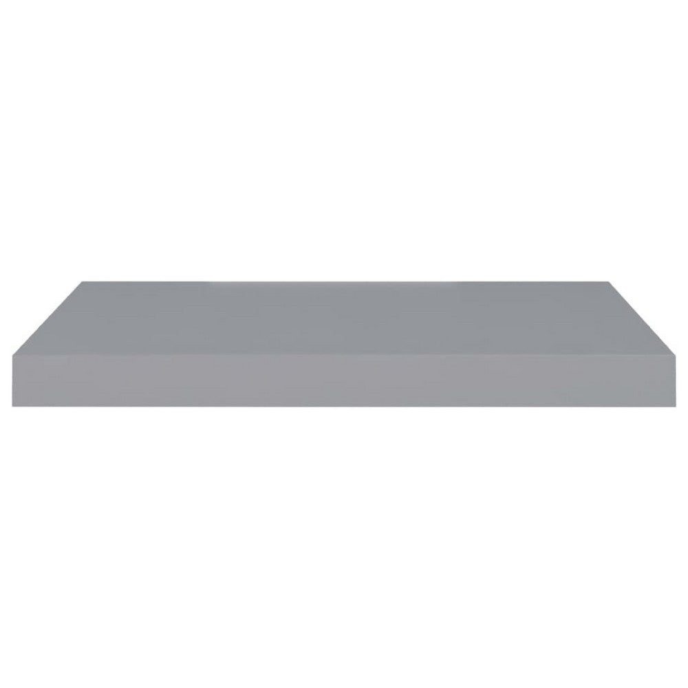 Maeve Floating Wall Shelf Set of 4 | Gray | Sturdy Frame | 24"