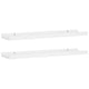 Maeve Frame Ledge Wall Shelf Set of 2 | White Smooth Lacquer | 24"