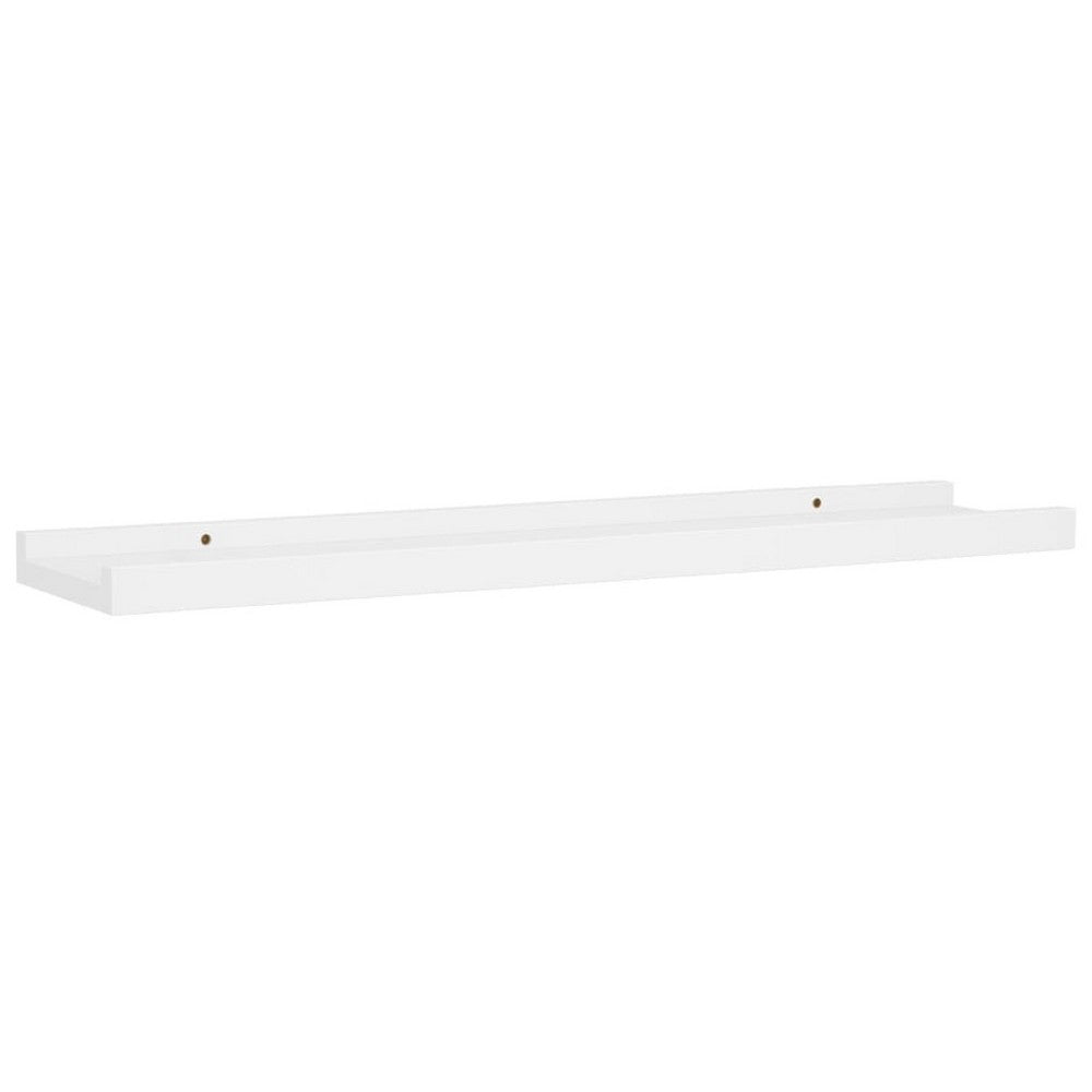 Maeve Frame Ledge Wall Shelf Set of 2 | White Smooth Lacquer | 24"