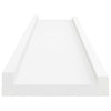 Maeve Frame Ledge Wall Shelf Set of 2 | White Smooth Lacquer | 24"