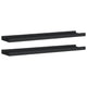 Maeve Frame Ledge Wall Shelf Set of 2 | Black Smooth Lacquer | 24"