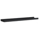 Maeve Frame Ledge Wall Shelf Set of 2 | Black Smooth Lacquer | 24"