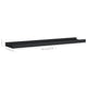 Maeve Frame Ledge Wall Shelf Set of 2 | Black Smooth Lacquer | 24"