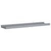 Maeve Frame Ledge Wall Shelf Set of 2 | Gray Smooth Lacquer | 24"