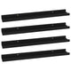 Steve Hanging Ledge Wall Shelf Set of 4 | Black Finish | 24"