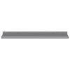 Steve Hanging Ledge Wall Shelf Set of 4 | Gray Frame | 24"