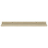 Steve Hanging Ledge Wall Shelf Set of 2 | Matte Oak Beige | 24"