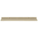 Steve Hanging Ledge Wall Shelf Set of 2 | Matte Oak Beige | 24"
