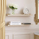 Steve Hanging Ledge Wall Shelf Set of 2 | Matte Oak Beige | 24"