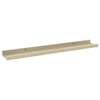 Steve Hanging Ledge Wall Shelf Set of 2 | White & Beige | 24"