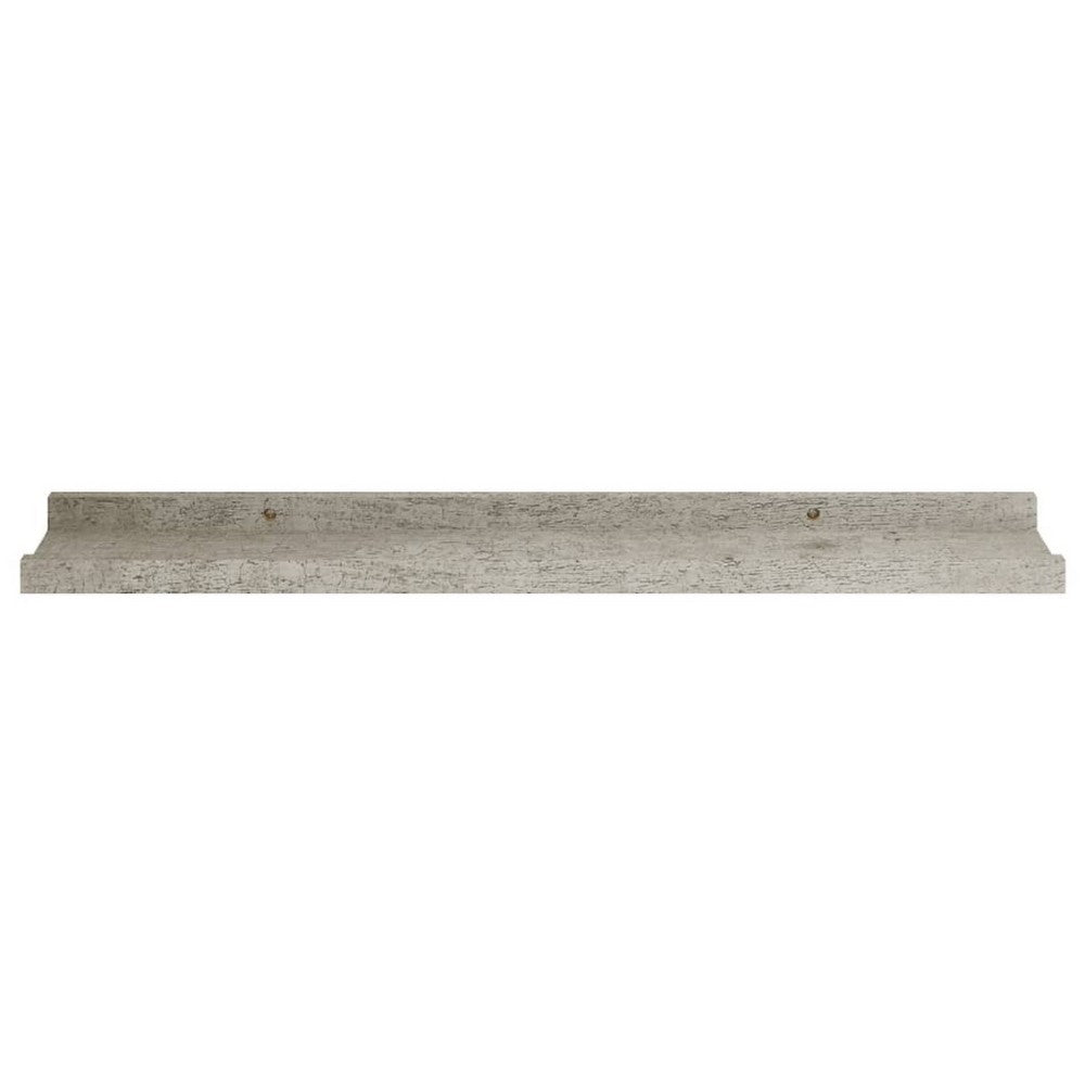 Steve Hanging Wall Shelf Set of 2 | Concrete Gray | 24"