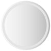 LED Bathroom Mirror w USB Cable | Round Glass Frame | 24"