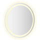LED Bathroom Mirror w USB Cable | Round Glass Frame | 24"
