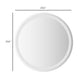 LED Bathroom Mirror w USB Cable | Round Glass Frame | 24"