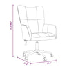 Rolling Armchair | Green Polyester Velvet | Chrome Steel