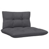 Outdoor Modular Middle Sofa Chair | Gray Pine Wood | Tufted 25"
