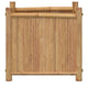 Sriya Outdoor Square Planter | 16x16" | Beige Natural Bamboo
