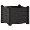Xelly Outdoor Square Raised Planter | 17x17x14 | Anthracite Gray