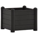 Xelly Outdoor Square Raised Planter | 17x17x14 | Anthracite Gray