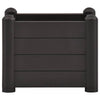 Xelly Outdoor Square Raised Planter | 17x17x14 | Anthracite Gray