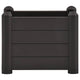 Xelly Outdoor Square Raised Planter | 17x17x14 | Anthracite Gray
