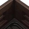 Xelly Outdoor Square Raised Planter | 17x17x14 | Anthracite Gray