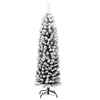 Anzie Artificial Christmas Tree w Steel Angled Shape | Green PVC