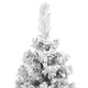 Anzie Artificial Christmas Tree w Steel Angled Shape | Green PVC