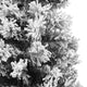 Anzie Artificial Christmas Tree w Steel Angled Shape | Green PVC