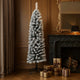 Anzie Artificial Christmas Tree w Steel Angled Shape | Green PVC