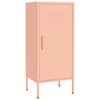Nyla Steel Storage Cabinet w Adjustable Shelves | Pink