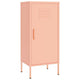 Nyla Steel Storage Cabinet w Adjustable Shelves | Pink