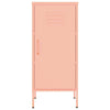 Nyla Steel Storage Cabinet w Adjustable Shelves | Pink