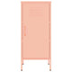 Nyla Steel Storage Cabinet w Adjustable Shelves | Pink