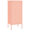 Nyla Steel Storage Cabinet w Adjustable Shelves | Pink