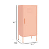 Nyla Steel Storage Cabinet w Adjustable Shelves | Pink