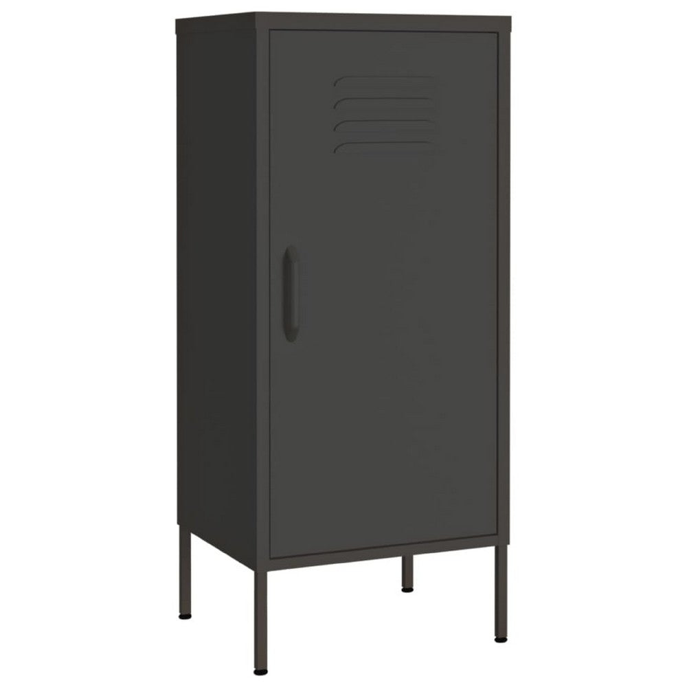 Nyla Steel Storage Cabinet | Adjustable Shelves | Anthracite