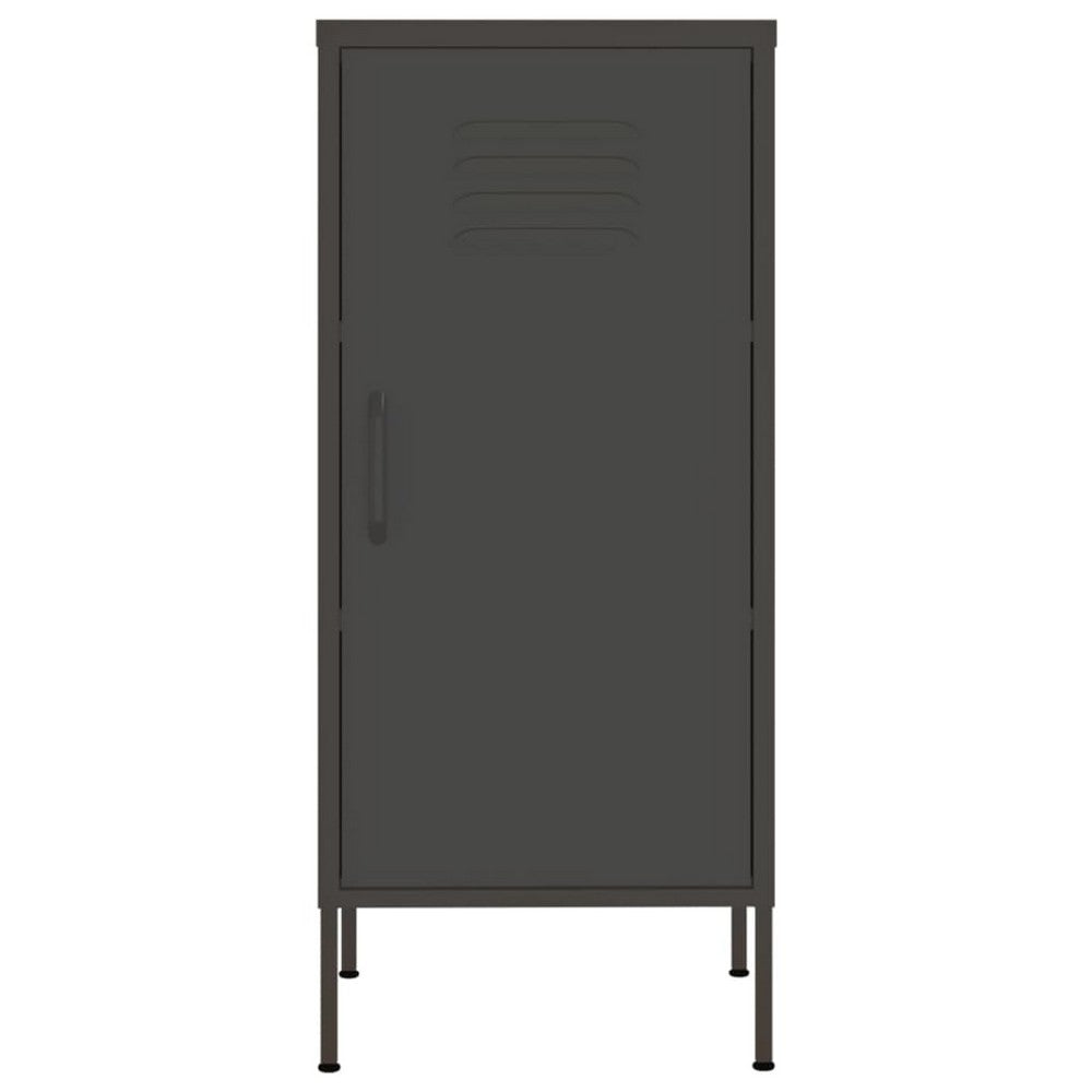 Nyla Steel Storage Cabinet | Adjustable Shelves | Anthracite