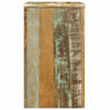 Nolan Vintage Cabinet w Drawer & Door | Slatted Design | Solid Wood