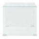 Jackie Coffee Table | Square A-Frame | Clear Tempered Glass | 20"
