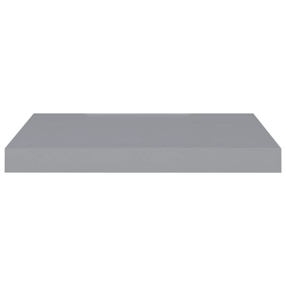 Wendie 20" Wall-Mount Shelf Set of 2 | Gray Honeycomb Design