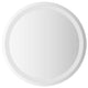 Selie Bathroom Mirror Glass w LED | Brown Round Vanity | 20"