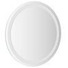 Selie Bathroom Mirror Glass w LED | Brown Round Vanity | 20"