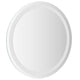 Selie Bathroom Mirror Glass w LED | Brown Round Vanity | 20"