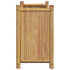 Sriya Bamboo Outdoor Planter | 20x12x20H| Brown Natural Bamboo