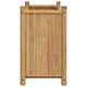 Sriya Bamboo Outdoor Planter | 20x12x20H| Brown Natural Bamboo