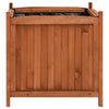 Dolly Firwood Outdoor Large Planters Set of 2 | Brown Fir Wood | 20x20"