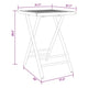 Petra Bamboo Garden Table w Foldable Design | Brown | 17x22x30"